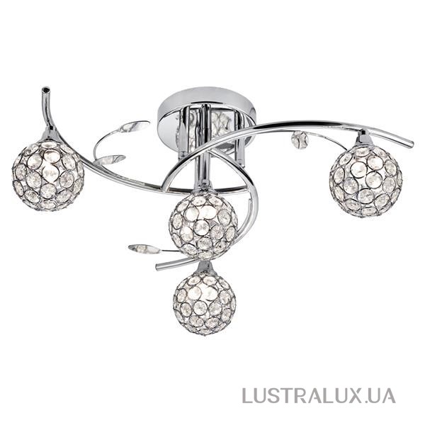 Люстра Searchlight 7024-4CC Swirls 7024-4cc