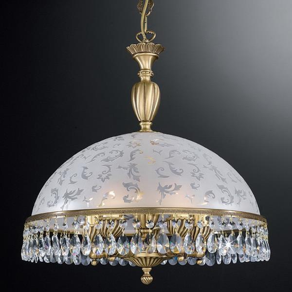 Люстра Reccagni Angelo L. 6200/48 BRONZO ARTE ORIENTE + TRASP.