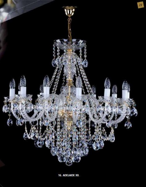 Люстра хрустальная Artglass ADELAIDE XII. ARMS 280 CL A2516418