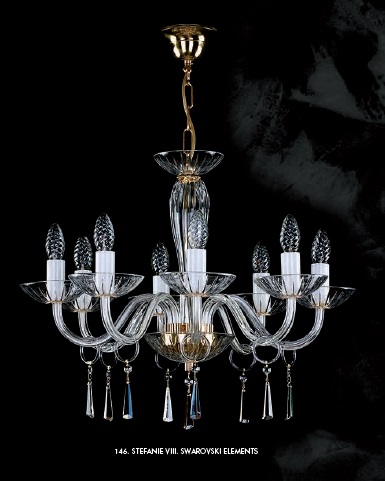 Люстра хрустальная Artglass STEFANIE VIII. SWAROVSKI ELEMENTS A2526663