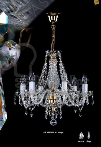 Люстра хрустальная Artglass MAGDA VI. DROPS CE A2516379