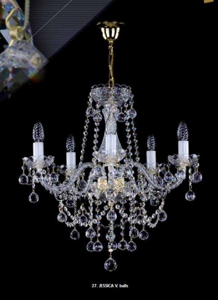 Люстра хрустальная Artglass JESSICA V. BALLS CE A2516374