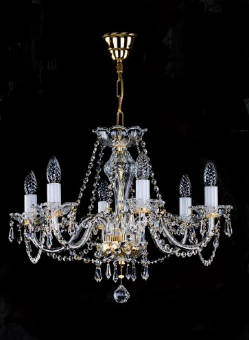 Люстра хрустальная рожковая Artglass HAMINDA VI. CE A2526540