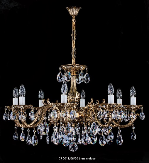 Люстра хрустальная Artglass CR 0011/08/20 CL A2526685
