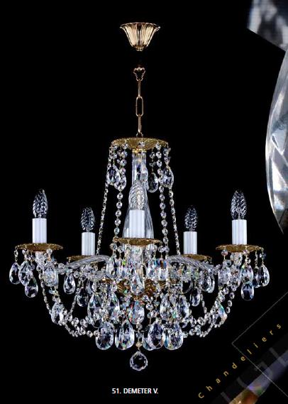 Люстра хрустальная Artglass DEMETER V. POLISHED CL A2516315