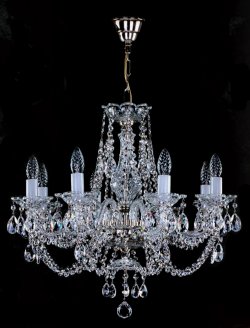 Люстра хрустальная Artglass ANJA VIII. NICKEL CE A2526461