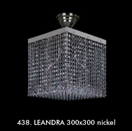 Люстра Artglass LEANDRA 300x300 NICKEL CE A2526549