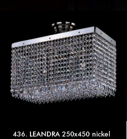 Люстра Artglass LEANDRA 250x450 NICKEL CE A2526548