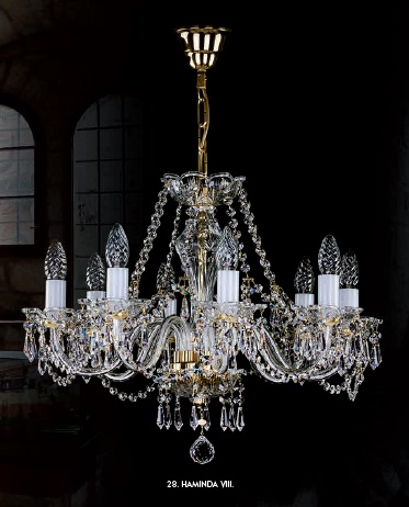 Люстра хрустальная рожковая Artglass HAMINDA VIII. CE A2526541