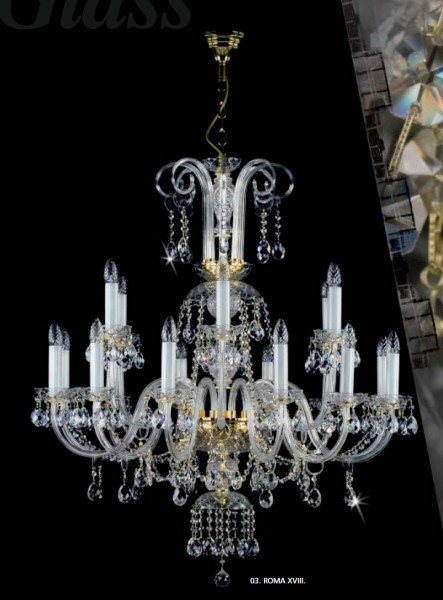 Люстра хрустальная Artglass ROMA XVIII. CE A2516663