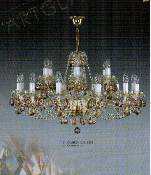 Люстра хрустальная Artglass CAMERON XVIII. CE color A2516505