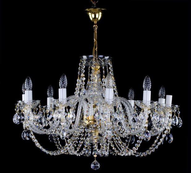 Люстра хрустальная Artglass ANDULA X. SHORT - ARMS 195 CL A256298