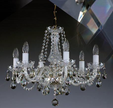 Люстра хрустальная Artglass RADKA VI. NICKEL CL color A2512869