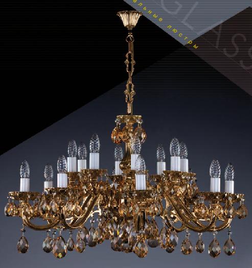Люстра хрустальная Artglass VIKTORIE POLISHED CL color A2512876