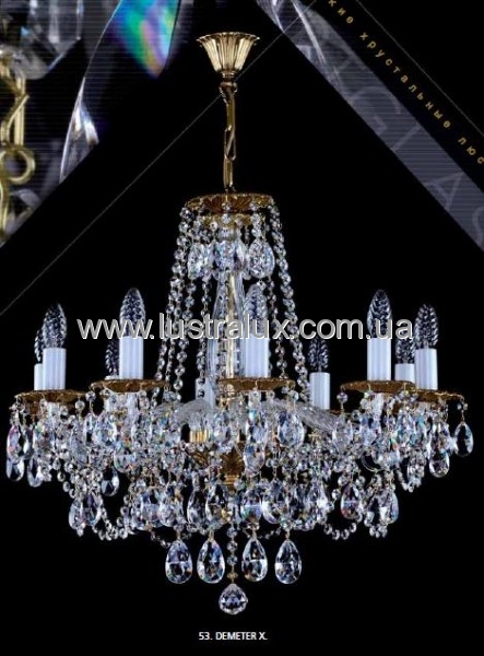 Люстра хрустальная Artglass DEMETER X. POLISHED CL A2514711