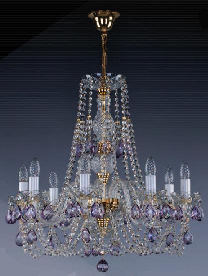 Люстра хрустальная Artglass ANDULA VIII. SHORT - ARMS 160 CL color A2512850