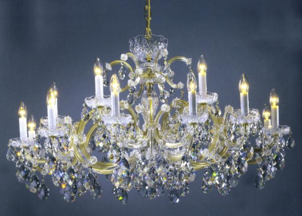 Хрустальная люстра Preciosa (золото) AM 5235/00/018 14 5235 018 90 11 00 70