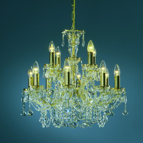 Хрустальная люстра Preciosa AM 5256/00/012 14 5257 012 90 11 01 70