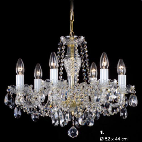 Люстра хрустальная Preciosa AU 3206/01/006 12 3206 006 07 01 01 40