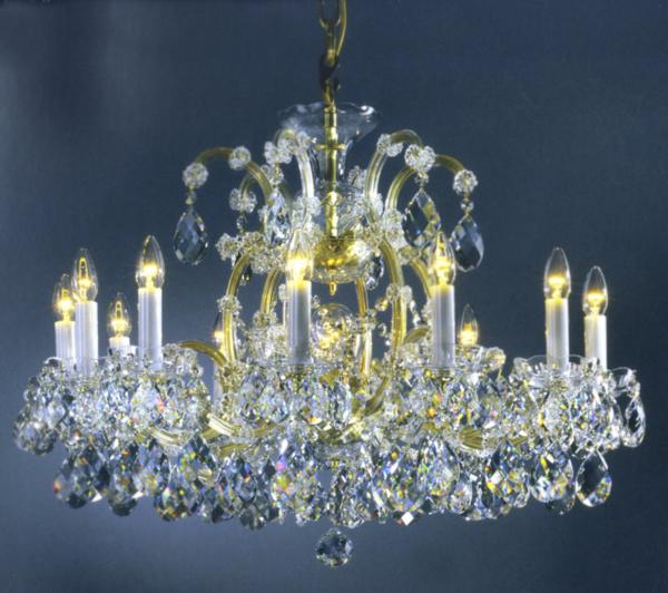 Хрустальная люстра Preciosa (золото) AM 5710/00/013 14 5710 013 90 01 00 35