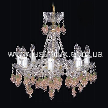 Люстра хрустальная ELITE BOHEMIA L 120/8/62 ROSA