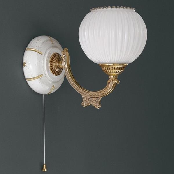 Бра Reccagni Angelo A. 8860/1 ORO FRANCESE BIANCO