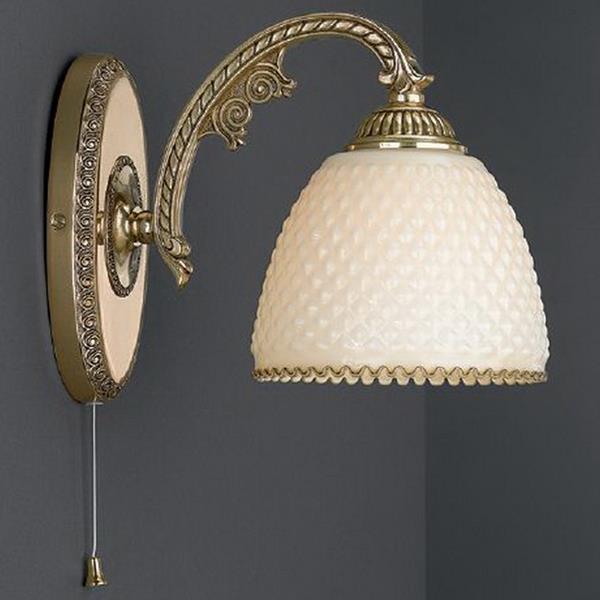 Бра RECCAGNI ANGELO A. 7105/1 A. 7105/1 ORO FRANCESE AVORIO