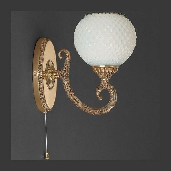 Бра классическое Reccagni Angelo A. 8550/1 ORO FRANCESE BIANCO
