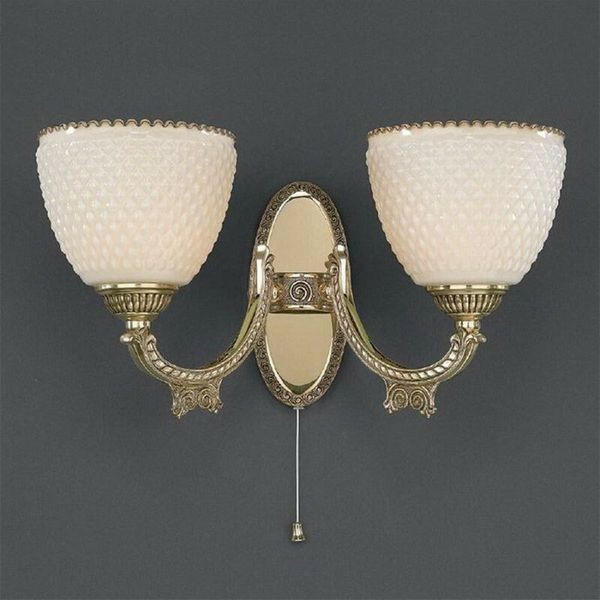 Бра классическое Reccagni Angelo A. 7155/2 ORO FRANCESE AVORIO
