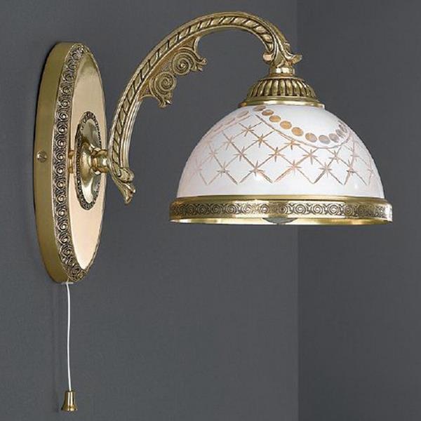 Бра Reccagni Angelo A. 7102/1 ORO FRANCESE BIANCO IMPERO