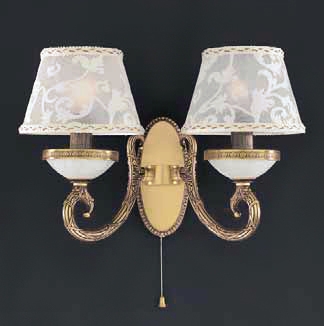 Бра Reccagni Angelo A. 8280/2 BRONZO ARTE PRIMAVERA - RICAMO
