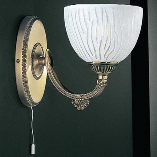 Бра Reccagni Angelo A. 5600/1 A. 5600/1 BRONZO ARTE BIANCO