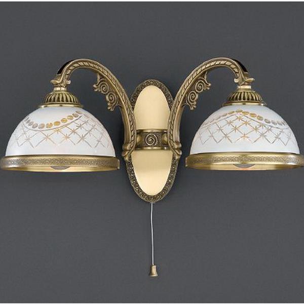 Бра Reccagni Angelo A. 7002/2 A. 7002/2 BRONZO ARTE BIANCO IMPERO
