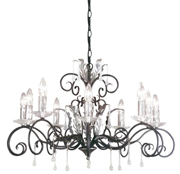 Люстра Elstead Amarili AML10-BLK-SILVER