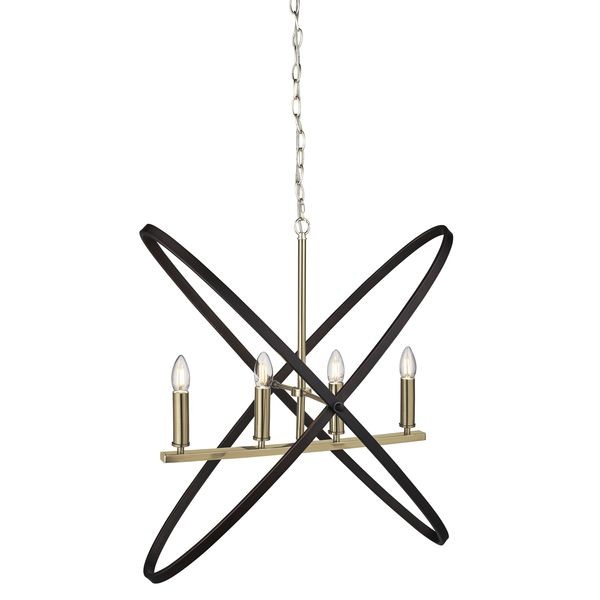 Люстра Searchlight HOOPLA 8244-4BZ