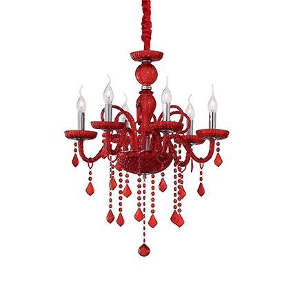 Люстра Ideal Lux GIUDECCA SP6 ROSSO 027418
