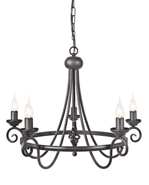 Люстра Harlech Elstead HR5-BLACK