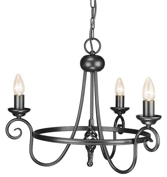 Люстра Harlech Elstead HR3A-BLACK
