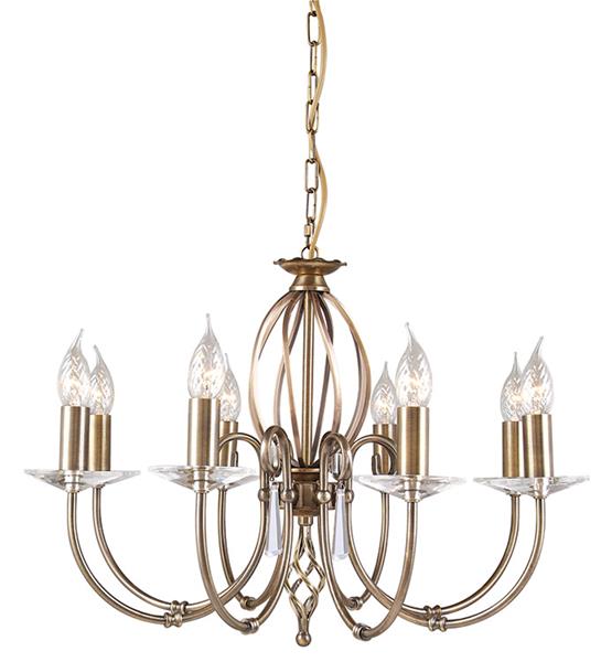 Люстра Elstead Aegean AG8-AGED-BRASS