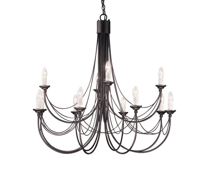 Люстра Elstead Carisbrooke CB12-BLACK