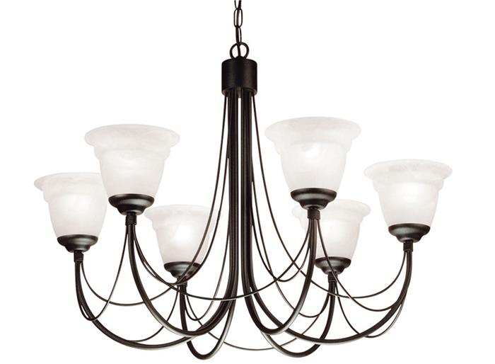 Люстра Elstead CARISBROOKE CB6-BLACK