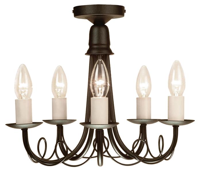 Люстра Minster Elstead MN5-BLACK