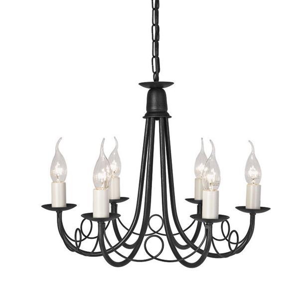 Люстра Minster Elstead MN6-BLACK