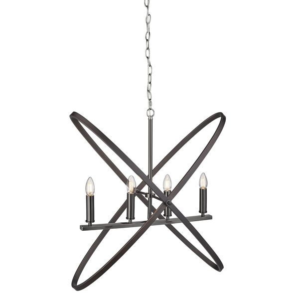 Люстра Searchlight HOOPLA 8244-4PW