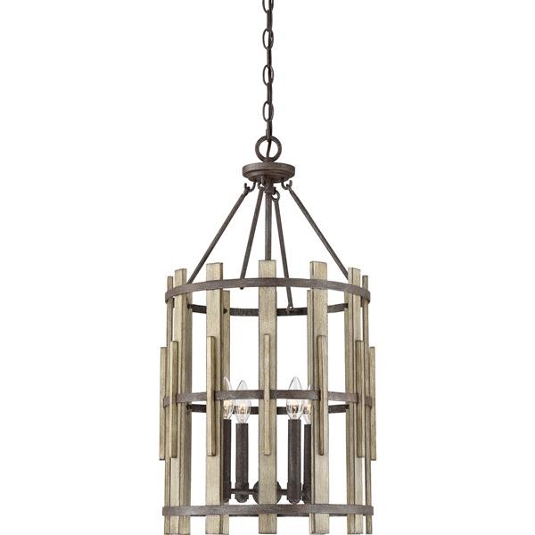 Люстра Elstead QZ-WOOD-HOLLOW-4P