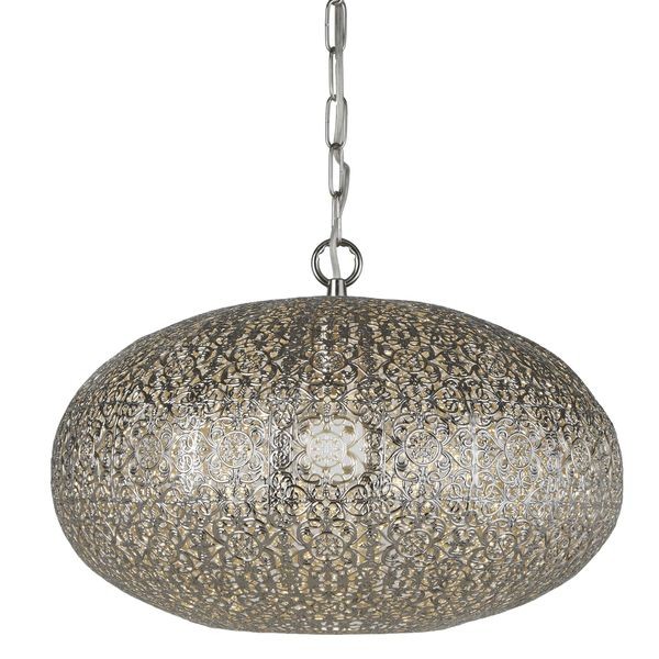 Подвесной светильник Searchlight FRETWORK 2672SS