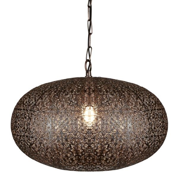 Подвесной светильник Searchlight FRETWORK 2672CU