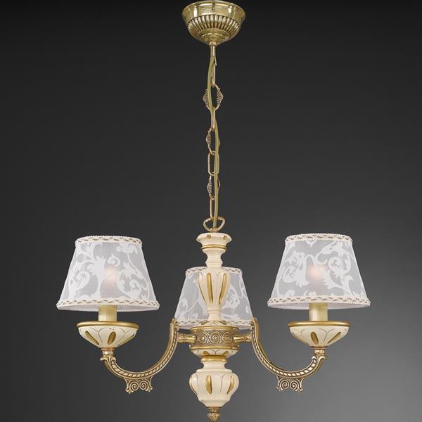 Люстра Reccagni Angelo L. 7136/3 ORO FRANCESE RICAMO