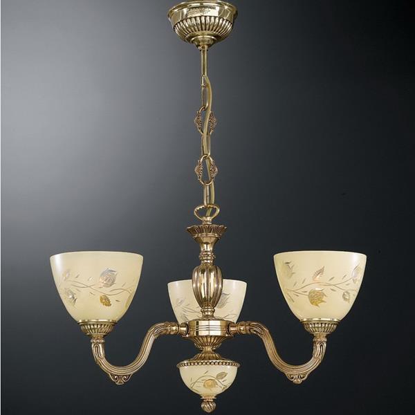 Люстра RECCAGNI ANGELO L. 6358/3 L. 6358/3 ORO FRANCESE ROSE