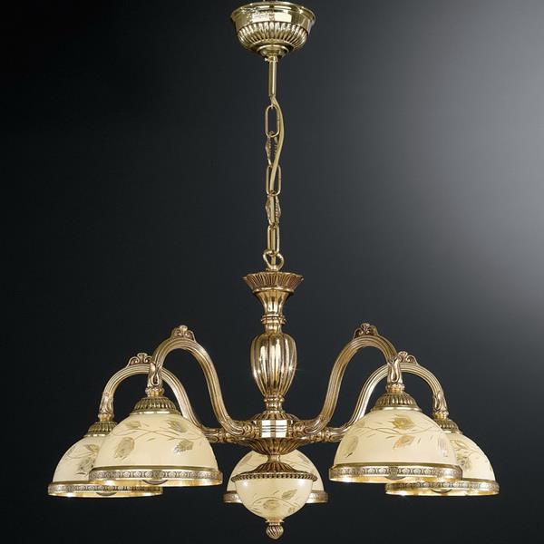 Люстра RECCAGNI ANGELO L. 6308/5 L. 6308/5 ORO FRANCESE ROSE